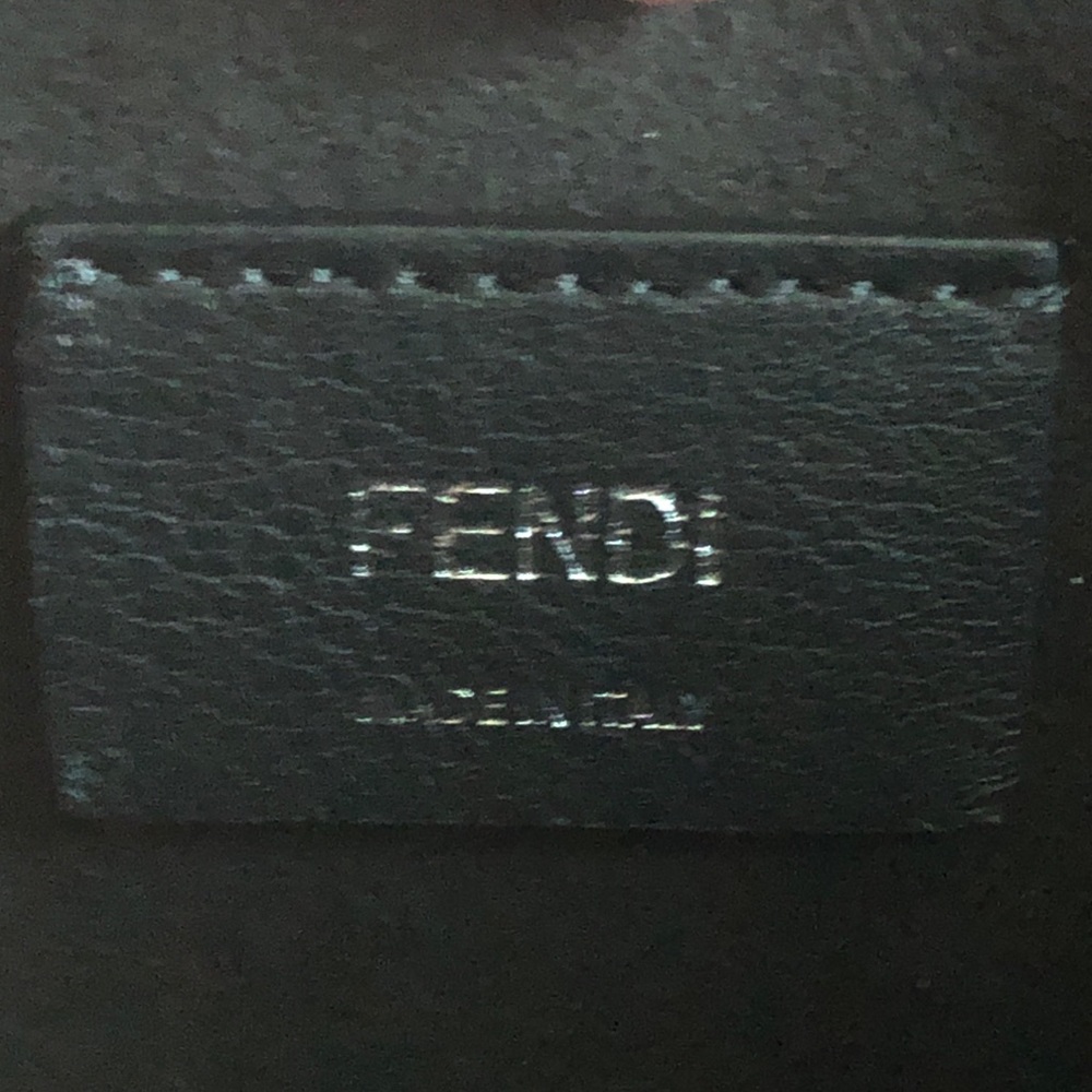 NEW Fendi Calfskin Studded Kan I Shoulder Bag - Picture 10 of 15